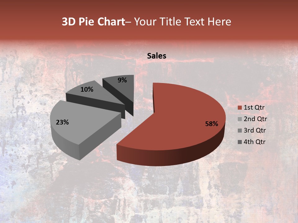 Surface Graffiti Art Background PowerPoint Template