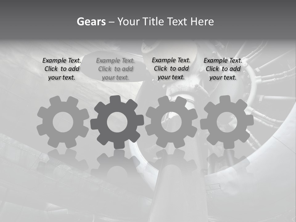 Sepia Military Aircraft Aged PowerPoint Template