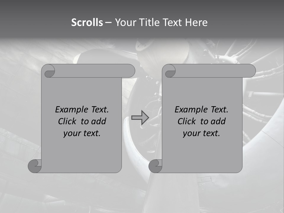 Sepia Military Aircraft Aged PowerPoint Template