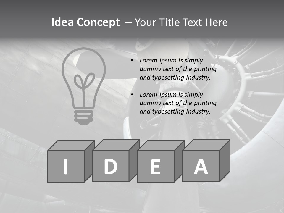 Sepia Military Aircraft Aged PowerPoint Template