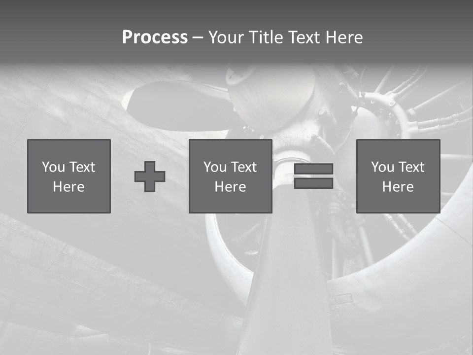 Sepia Military Aircraft Aged PowerPoint Template