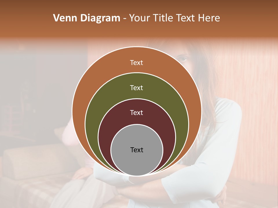 A Woman With Her Arms Crossed Standing In Front Of A Woman Sitting On A Couch PowerPoint Template