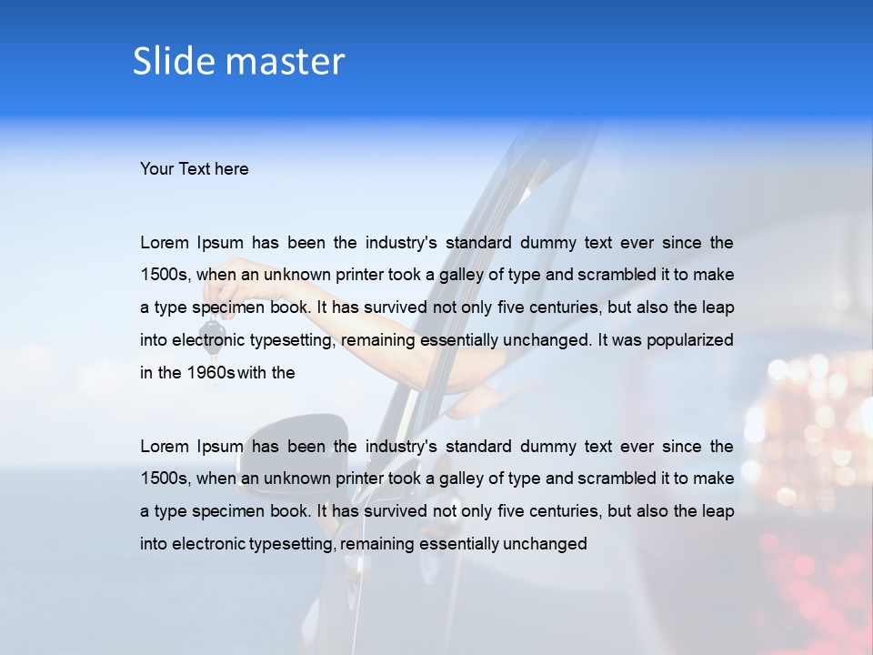 Growth Outdoor Urban PowerPoint Template