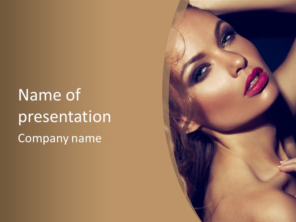 Ethnicity Couture Beautiful PowerPoint Template