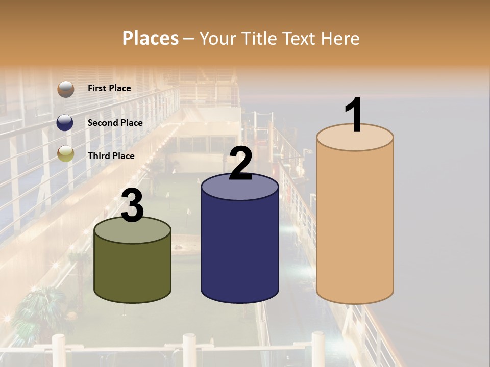 Summer Ship Ocean PowerPoint Template