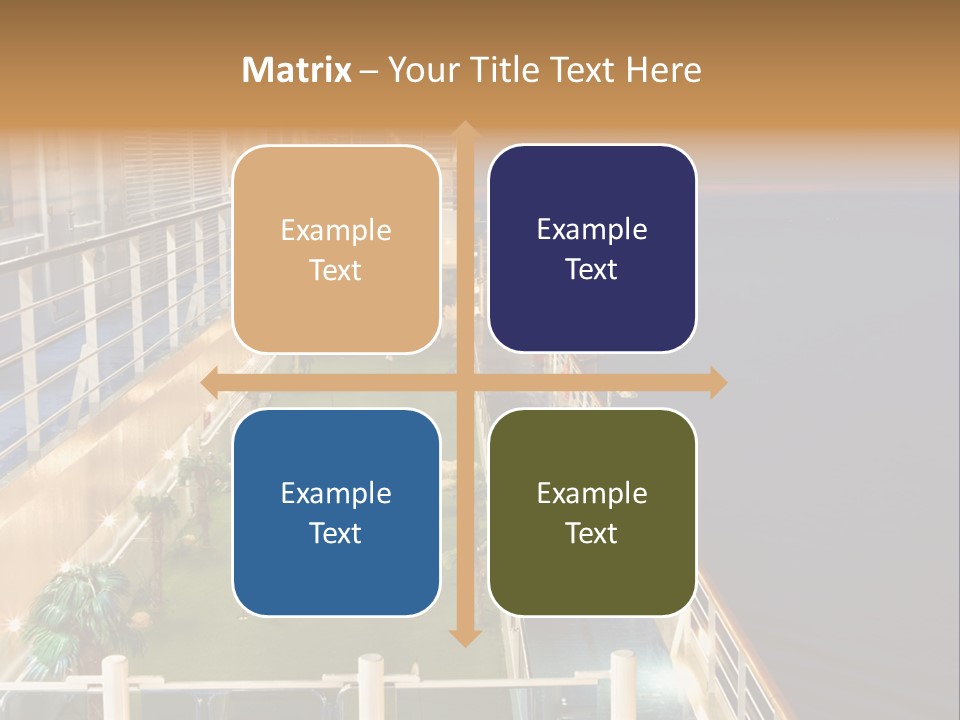 Summer Ship Ocean PowerPoint Template