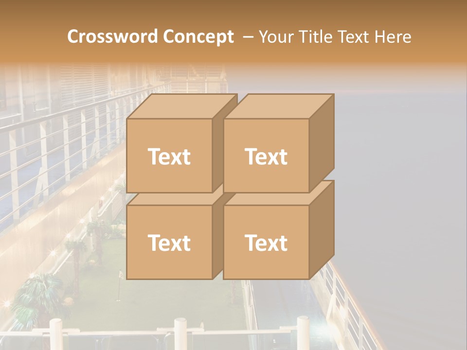 Summer Ship Ocean PowerPoint Template