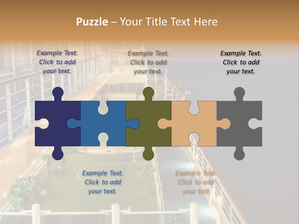 Summer Ship Ocean PowerPoint Template