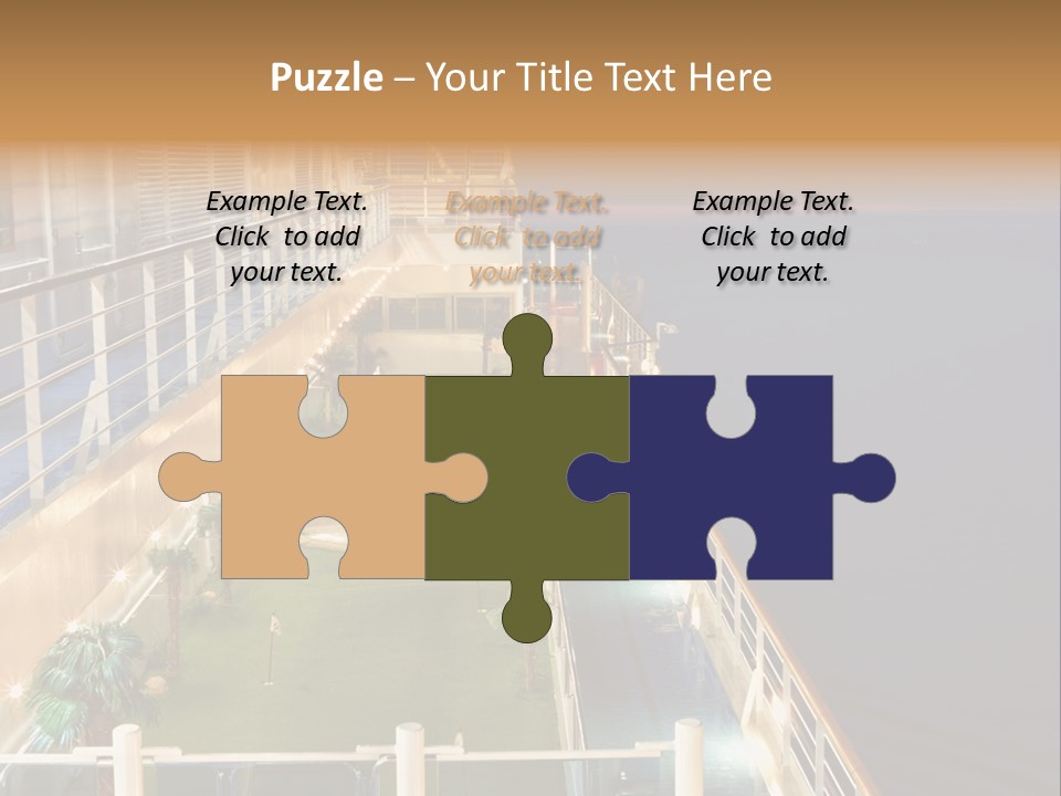 Summer Ship Ocean PowerPoint Template