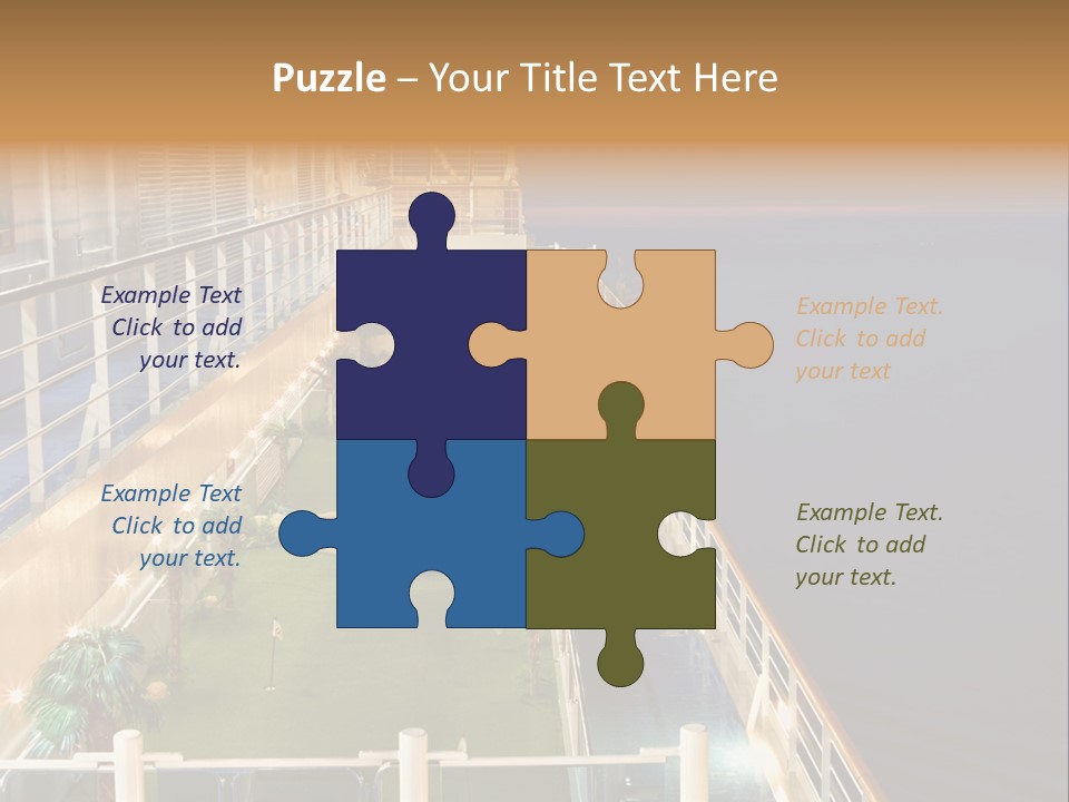 Summer Ship Ocean PowerPoint Template