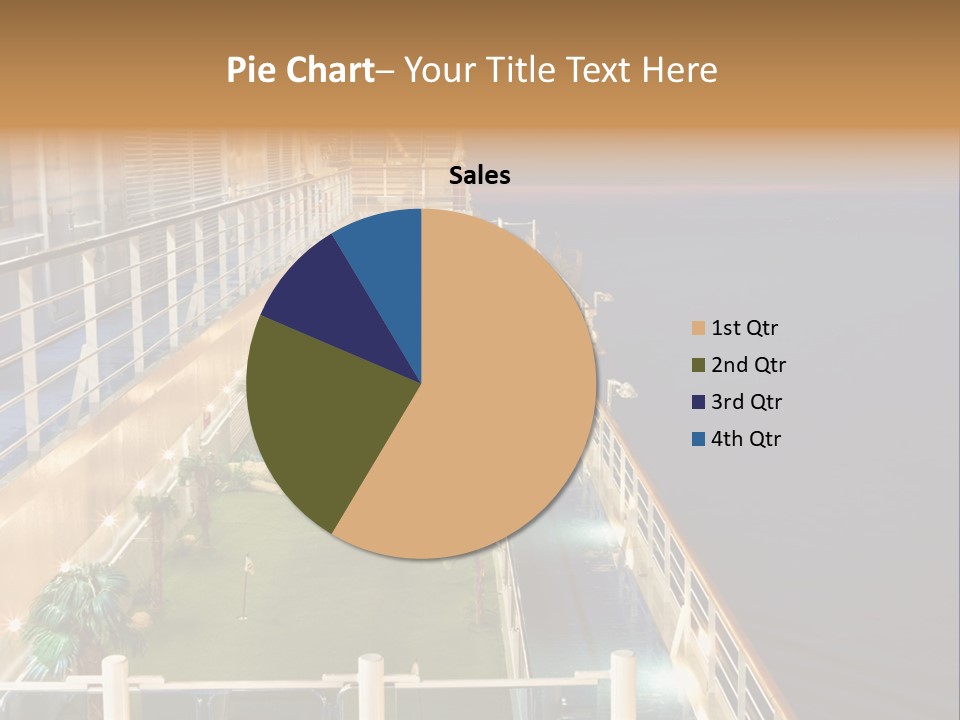 Summer Ship Ocean PowerPoint Template