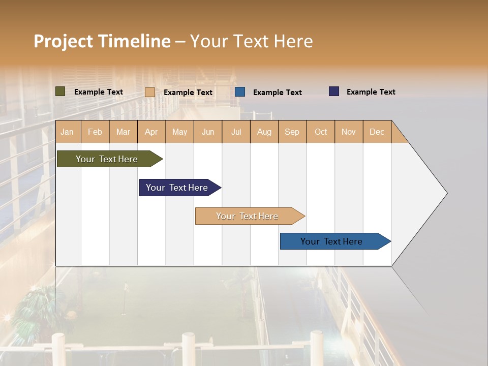 Summer Ship Ocean PowerPoint Template