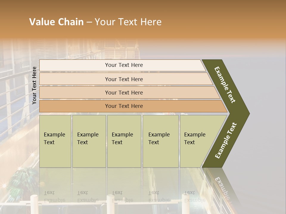 Summer Ship Ocean PowerPoint Template