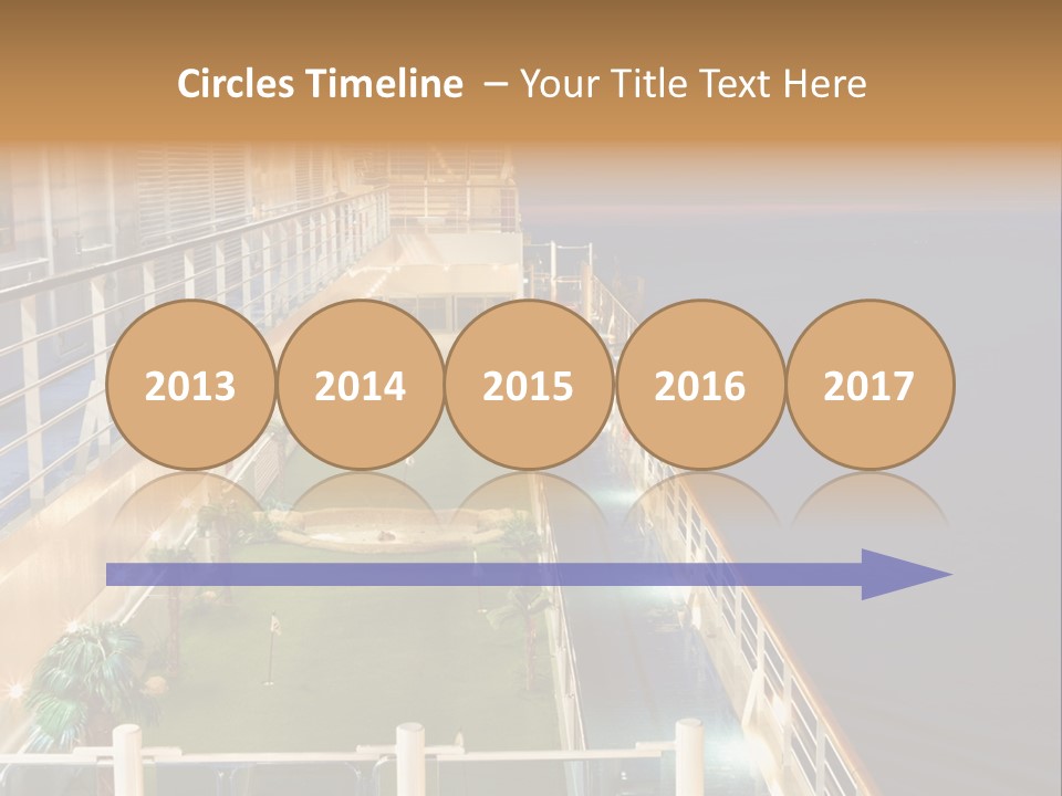 Summer Ship Ocean PowerPoint Template