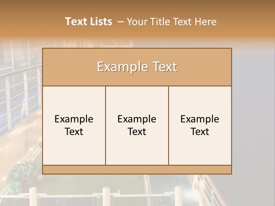 Summer Ship Ocean PowerPoint Template