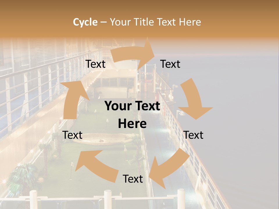Summer Ship Ocean PowerPoint Template