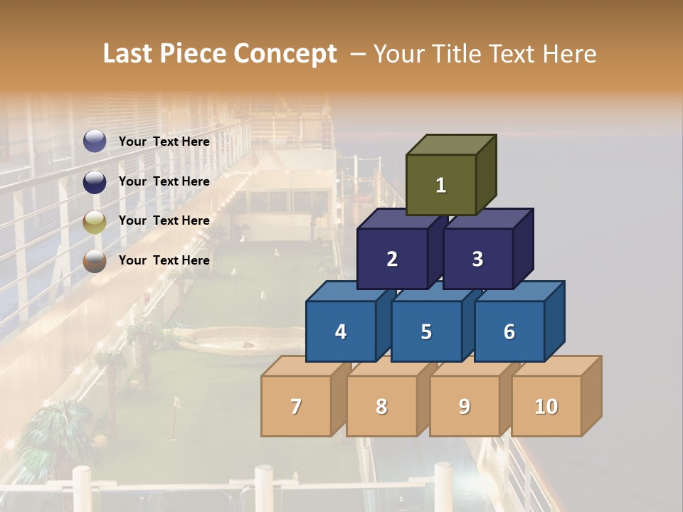 Summer Ship Ocean PowerPoint Template