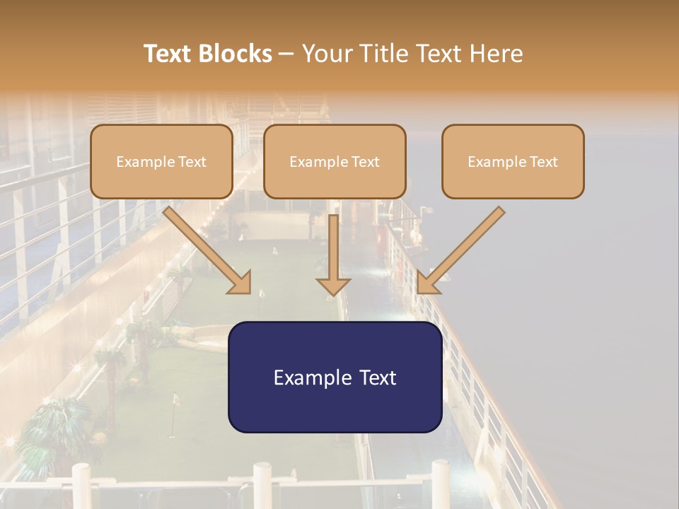 Summer Ship Ocean PowerPoint Template