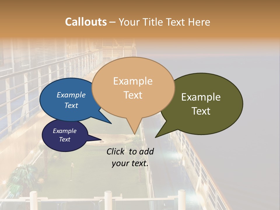 Summer Ship Ocean PowerPoint Template