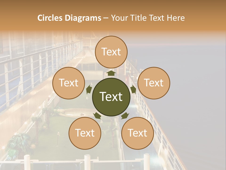 Summer Ship Ocean PowerPoint Template