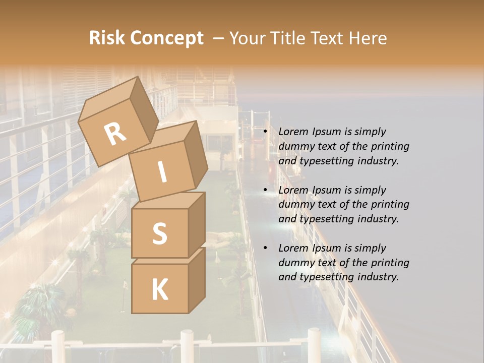 Summer Ship Ocean PowerPoint Template