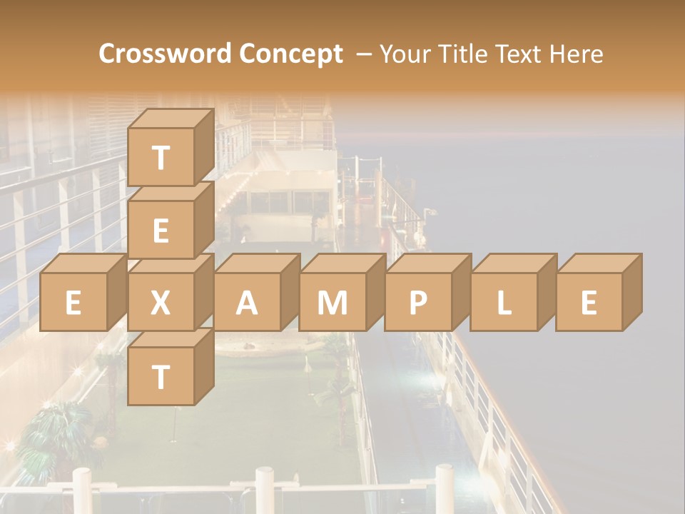 Summer Ship Ocean PowerPoint Template