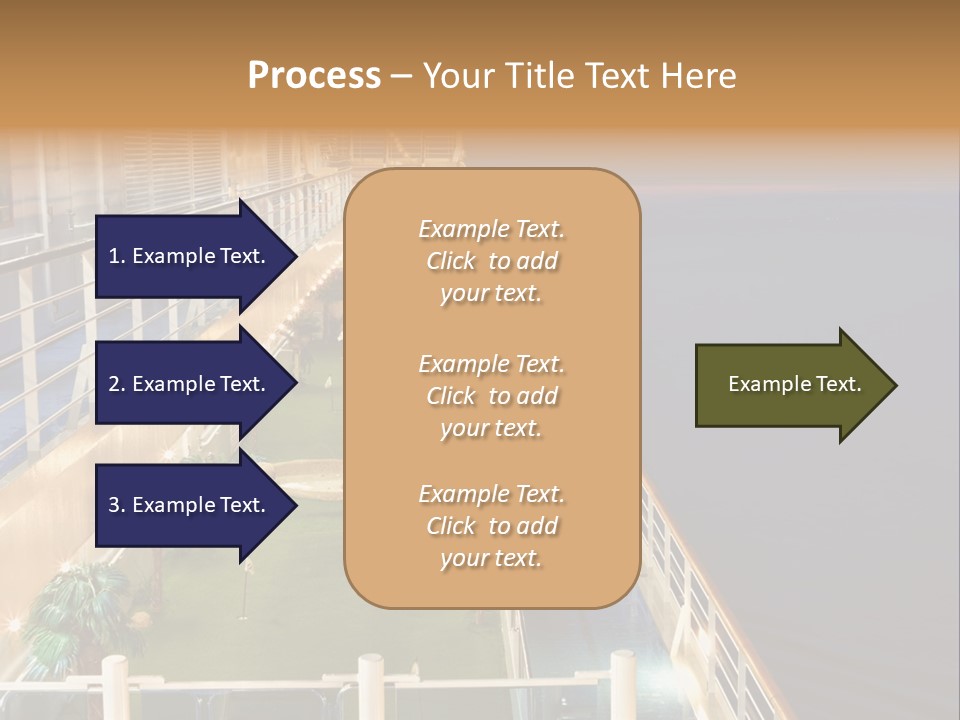 Summer Ship Ocean PowerPoint Template