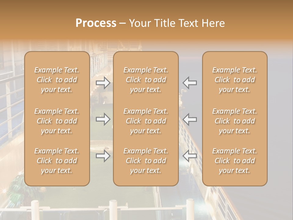 Summer Ship Ocean PowerPoint Template