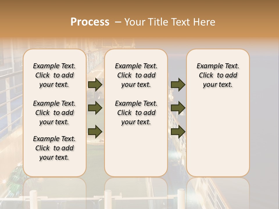 Summer Ship Ocean PowerPoint Template