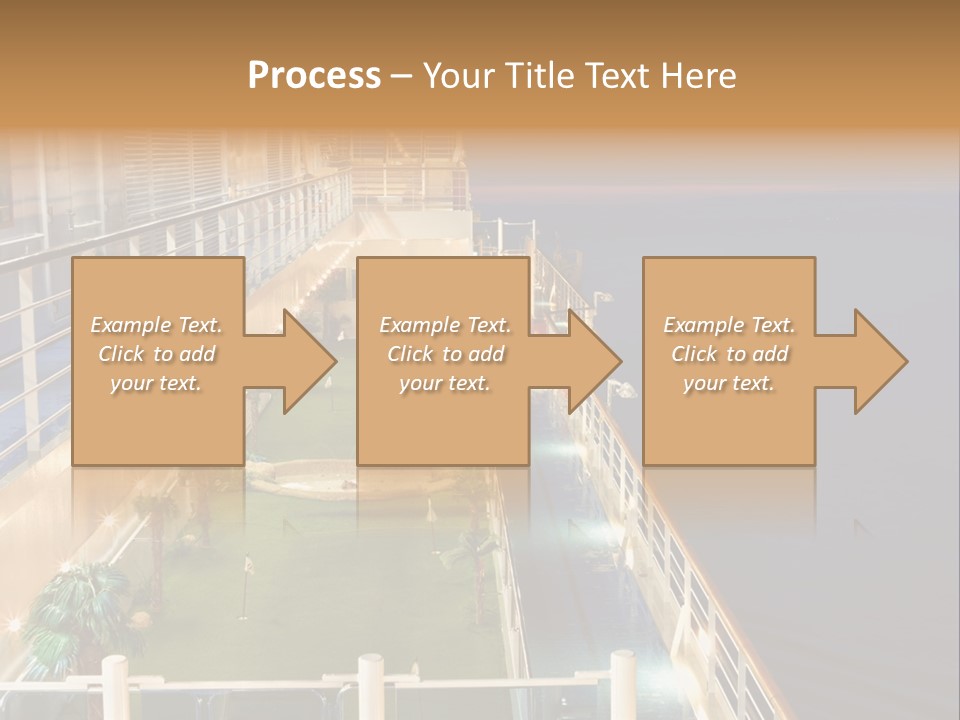 Summer Ship Ocean PowerPoint Template