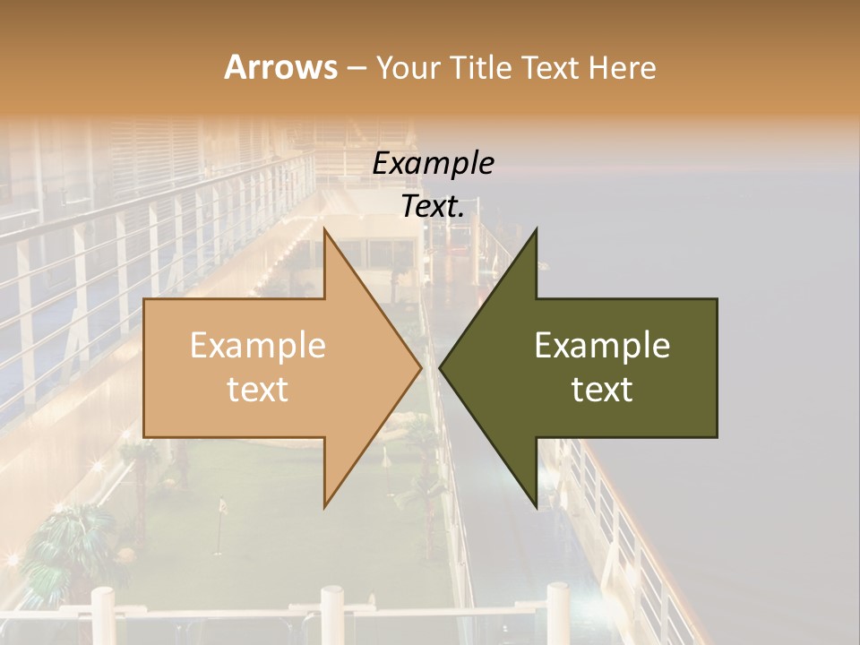 Summer Ship Ocean PowerPoint Template