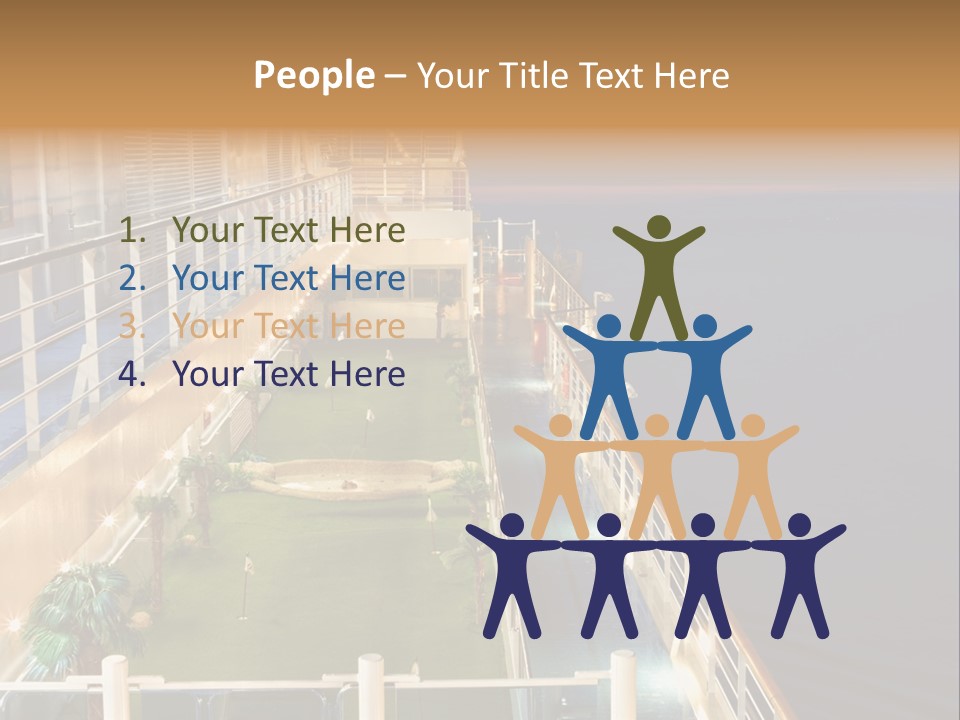 Summer Ship Ocean PowerPoint Template