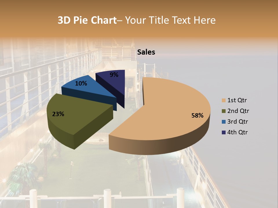 Summer Ship Ocean PowerPoint Template