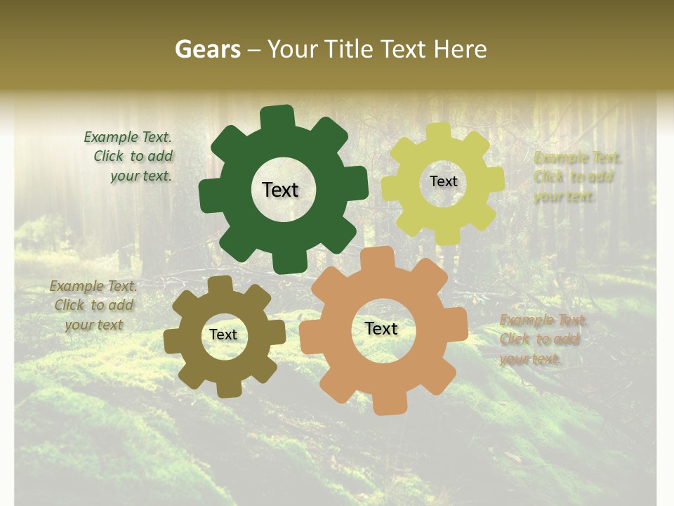 Travel Sunlight Environment PowerPoint Template