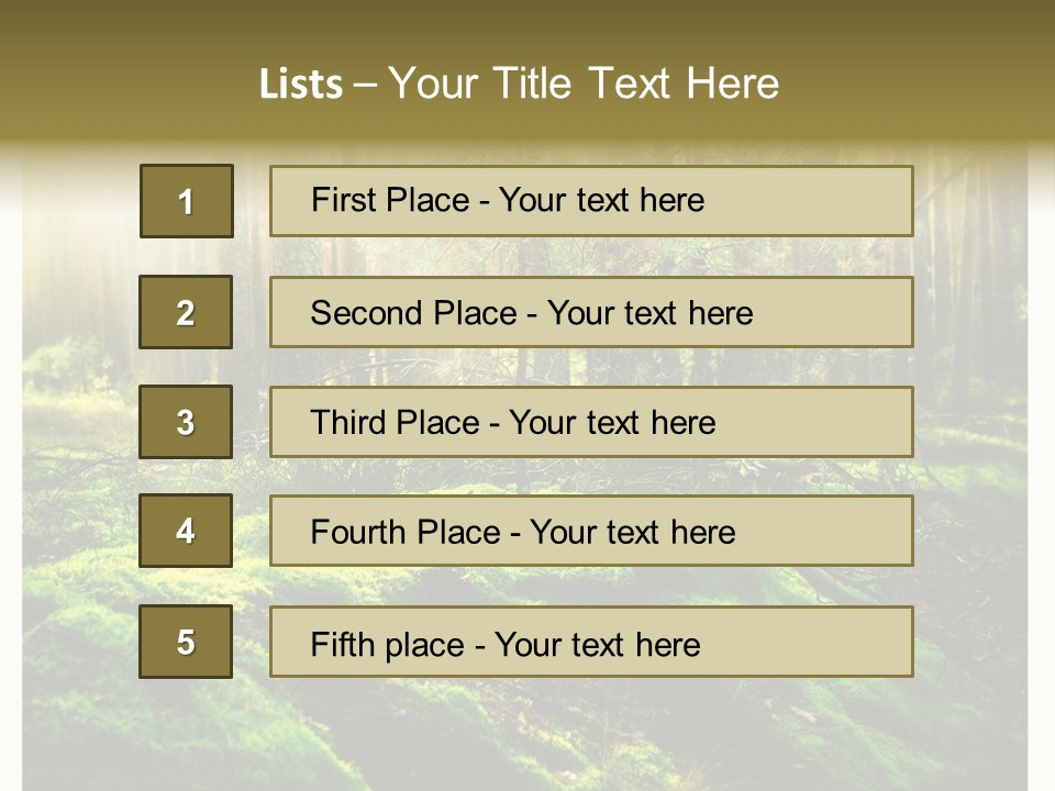 Travel Sunlight Environment PowerPoint Template
