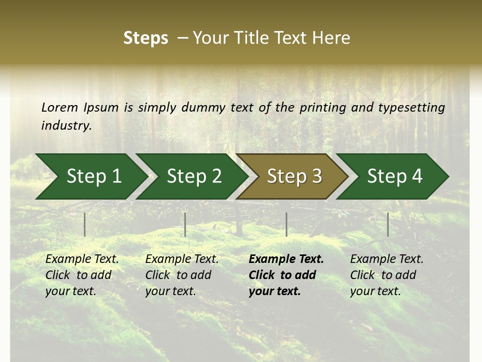 Travel Sunlight Environment PowerPoint Template
