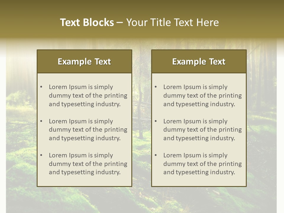 Travel Sunlight Environment PowerPoint Template
