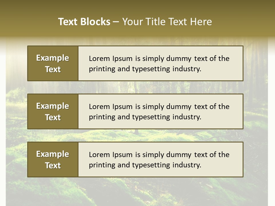 Travel Sunlight Environment PowerPoint Template