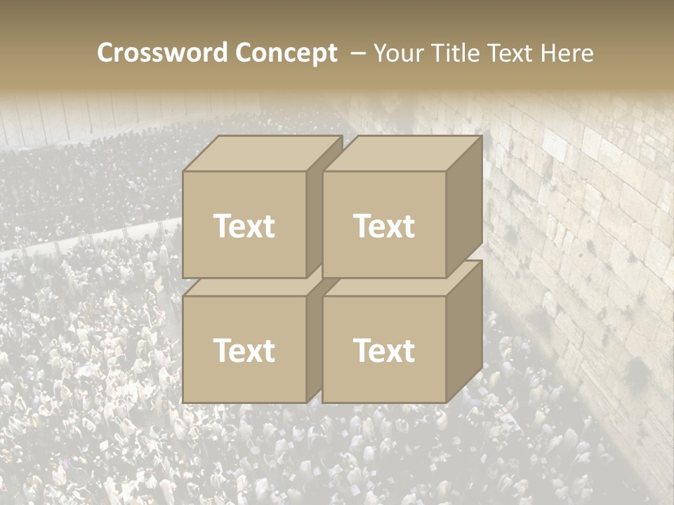 Cohanim Faith Shawl PowerPoint Template