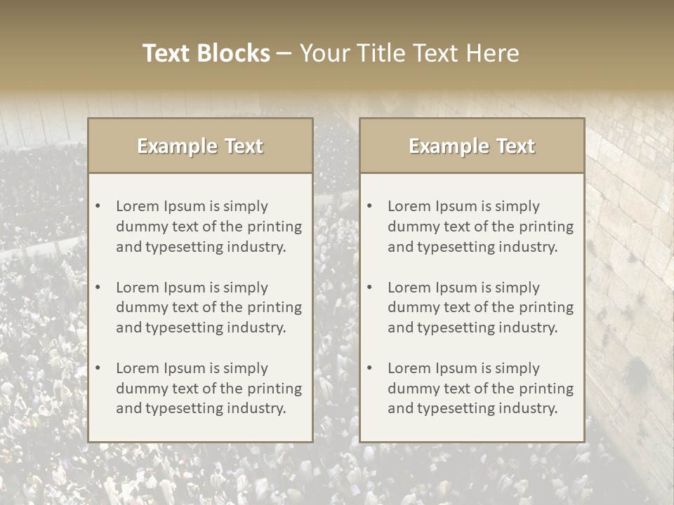 Cohanim Faith Shawl PowerPoint Template