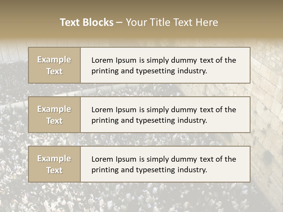 Cohanim Faith Shawl PowerPoint Template