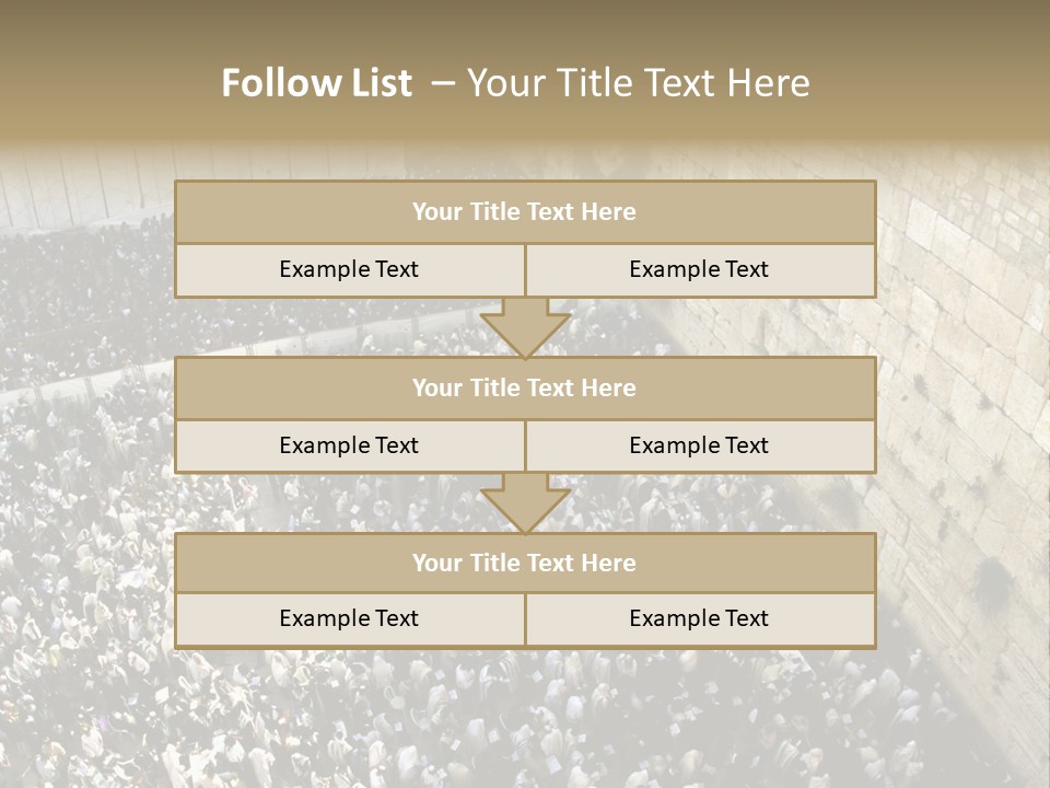 Cohanim Faith Shawl PowerPoint Template