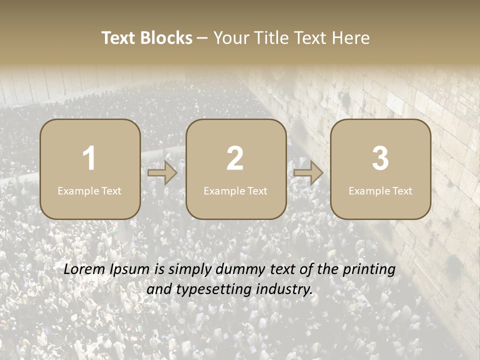 Cohanim Faith Shawl PowerPoint Template