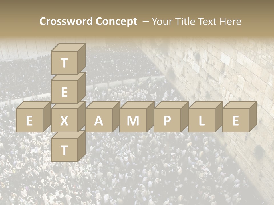 Cohanim Faith Shawl PowerPoint Template