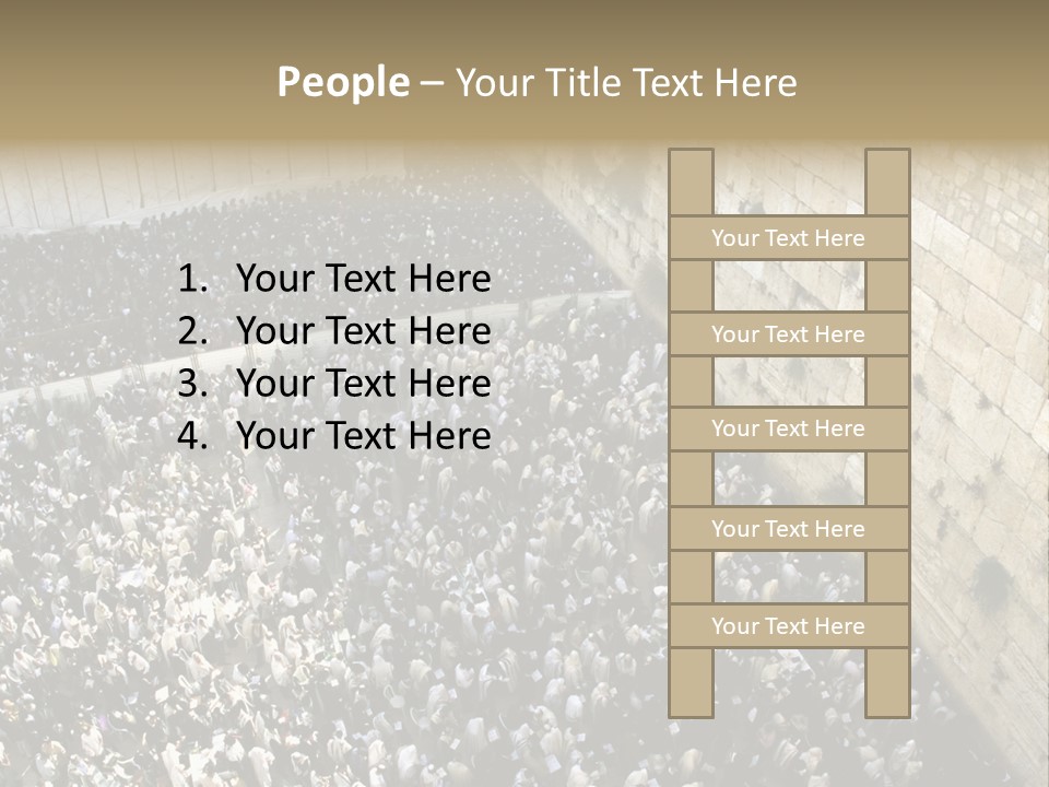 Cohanim Faith Shawl PowerPoint Template