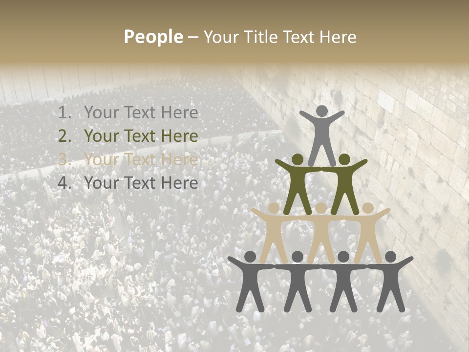 Cohanim Faith Shawl PowerPoint Template