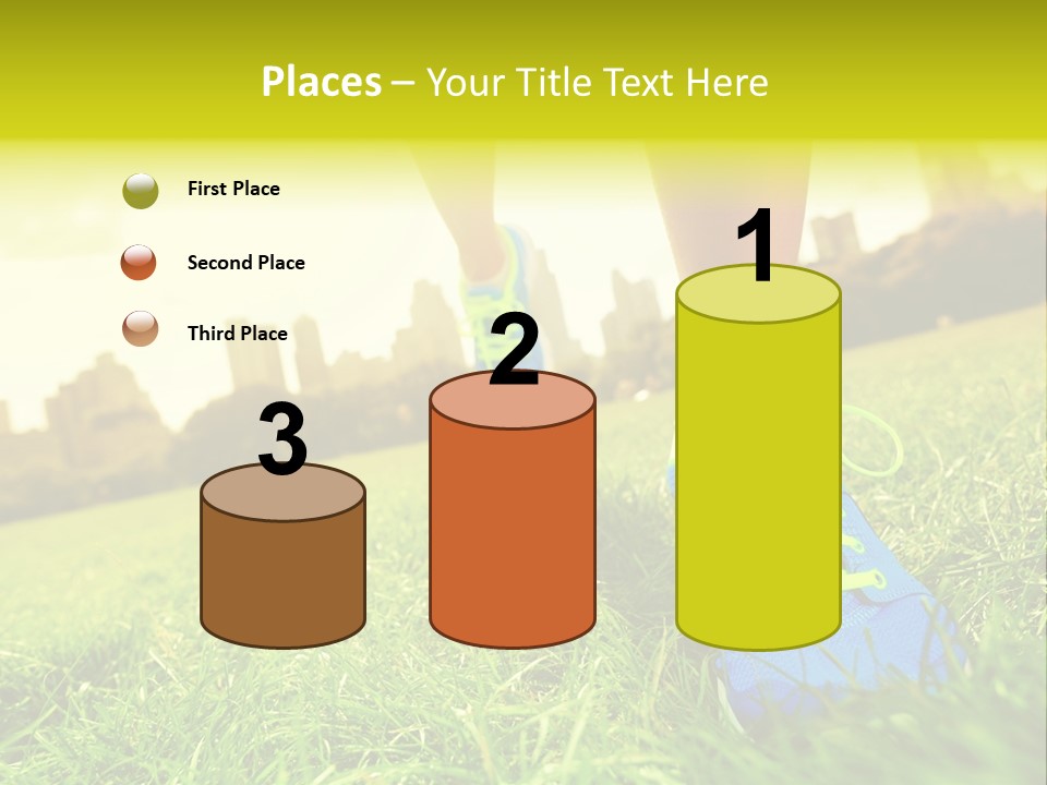 Healthy Girl Sportswear PowerPoint Template