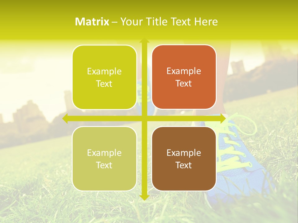 Healthy Girl Sportswear PowerPoint Template