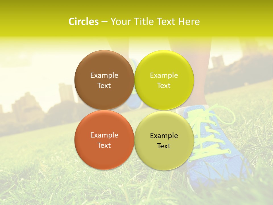 Healthy Girl Sportswear PowerPoint Template