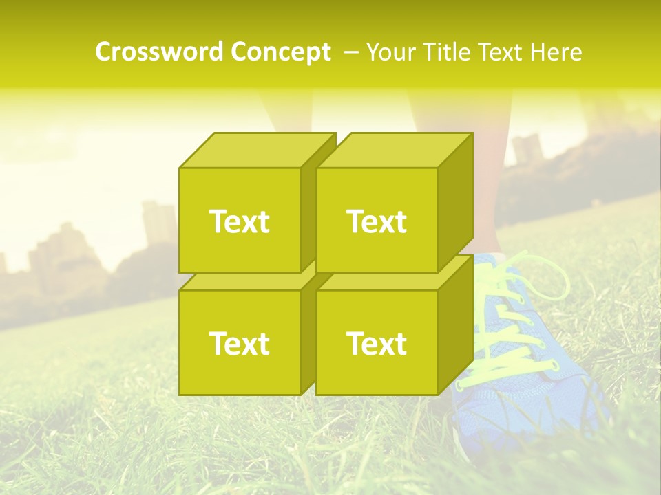 Healthy Girl Sportswear PowerPoint Template